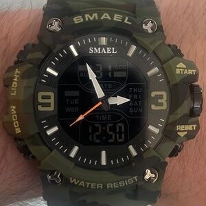 SMAEL Men’s Military Large Face Watch ( New )